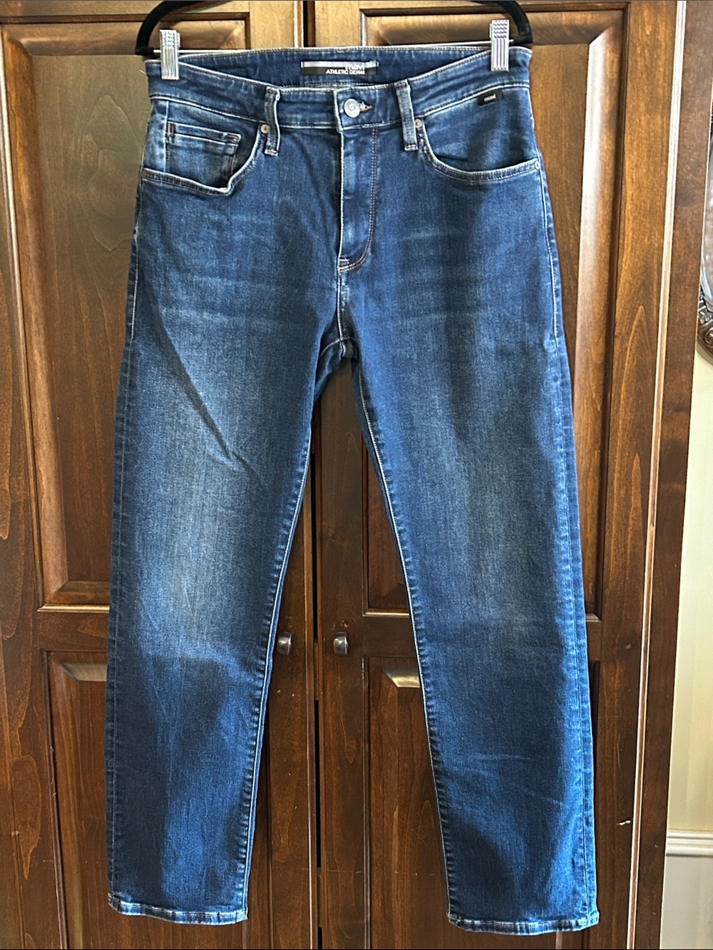 Mavi Zach Straight Leg 31x30 Men's Indigo Straight-Leg Jeans